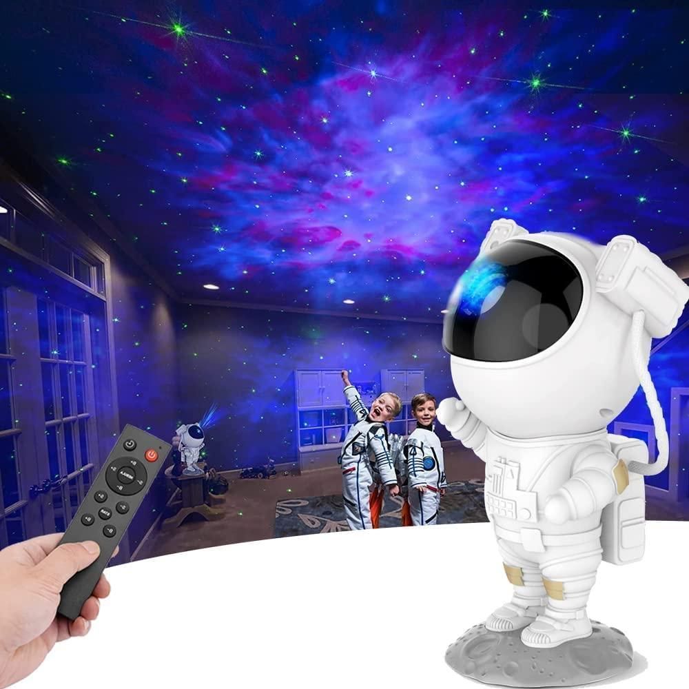 Astronaut Galaxy Projector - 360 Magnetic Head Rotation, Remote Control - Gadget God