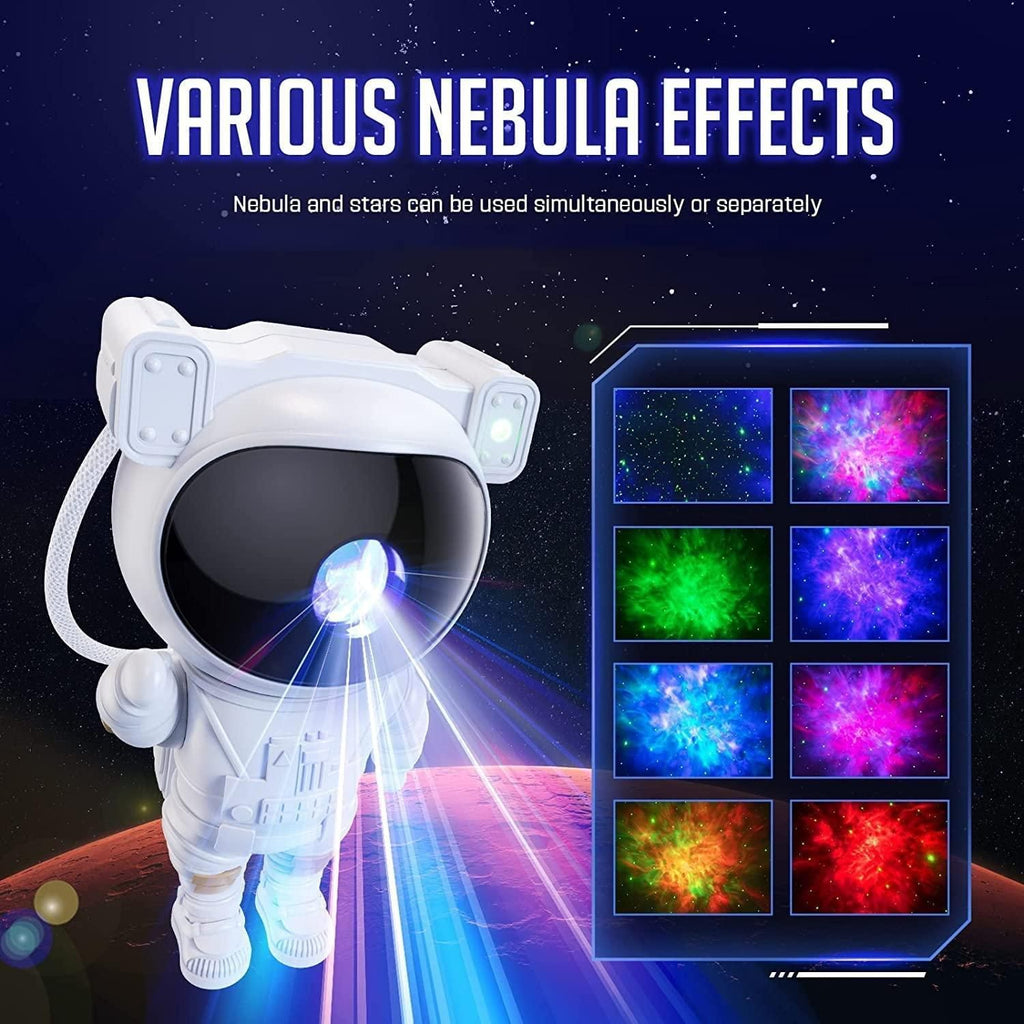 Astronaut Galaxy Projector - 360 Magnetic Head Rotation, Remote Control - Gadget God