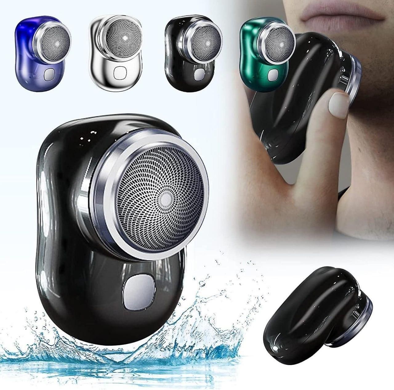 Portable Waterproof Mini Shaver – Dual-Use Wet & Dry, Rechargeable Electric Razor for Men