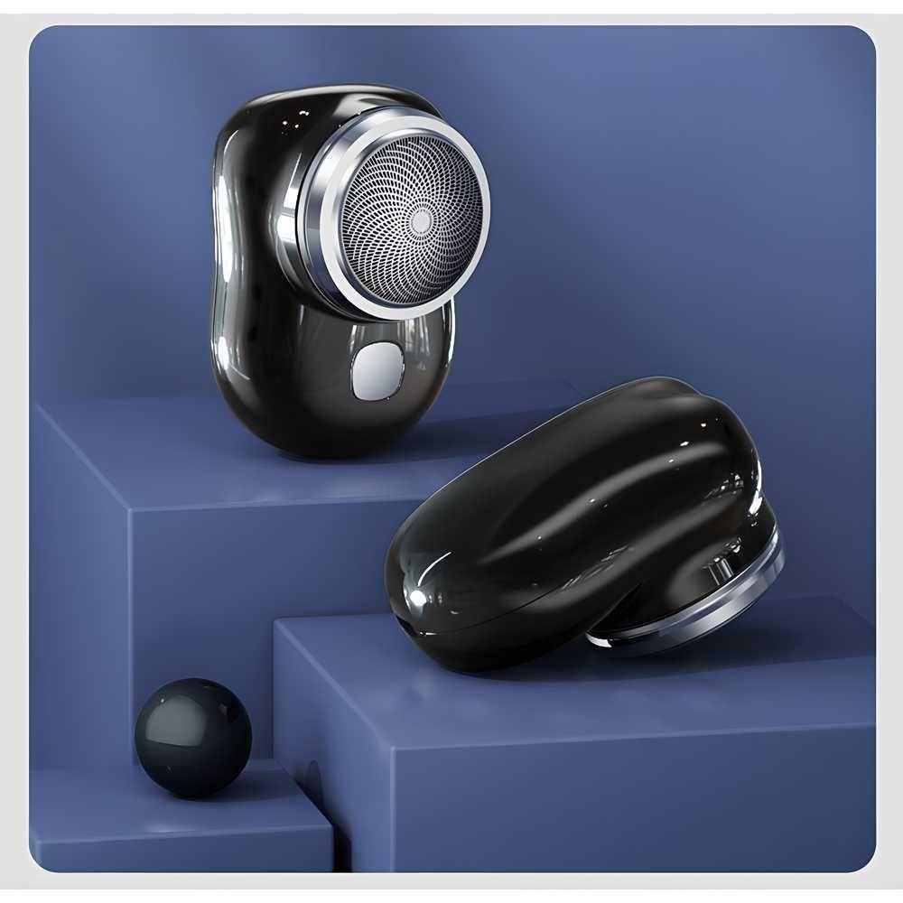 Portable Waterproof Mini Shaver – Dual-Use Wet & Dry, Rechargeable Electric Razor for Men